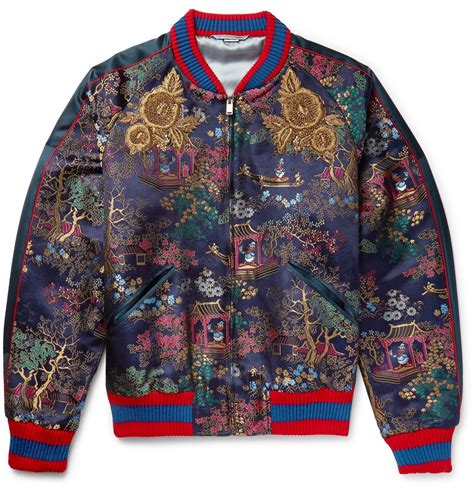 gucci jacquard jacket replica|gucci embroidered jacket.